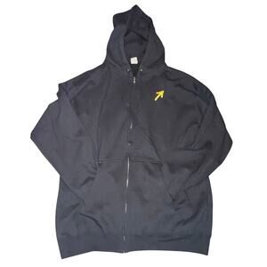 MTV2 Logo 2005 Zip Hoodie Unisex Oversized Medium Vintage Excellent Condition